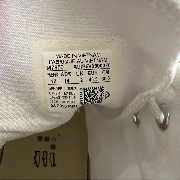 Converse Chuck Taylor All Star Canvas High Top Shoes Sneakers - Picture 8 of 9